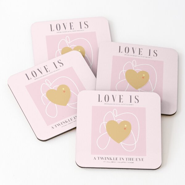 Item preview, Love is a twinkle in the eye. Sprinkling smiles all over the world. Caroline Laursen original designed and sold by Caroline Laursen.
