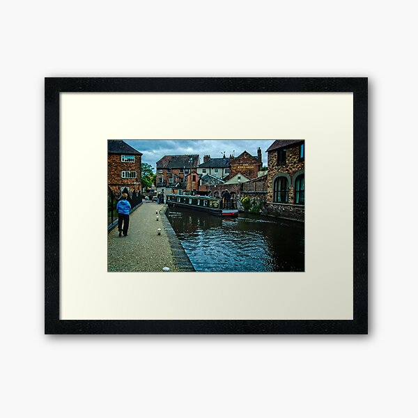 Canals of Worcester Framed Art Print