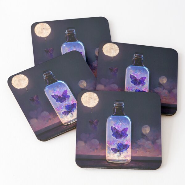 Item preview, Butterflies in a bottle designed and sold by SteamedSashimi.