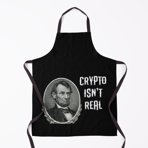 Item preview, Abraham Lincoln Crypto Isn't Real Funny Cash Money Meme Design for Men, Women, Kids designed and sold by reg5500.