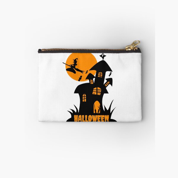 Item preview, Halloween Witch and Scary House design, Flying Witch, Trick or Treat. designed and sold by Dven-Clothes.