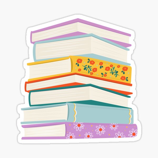 Pile de bouquins Sticker