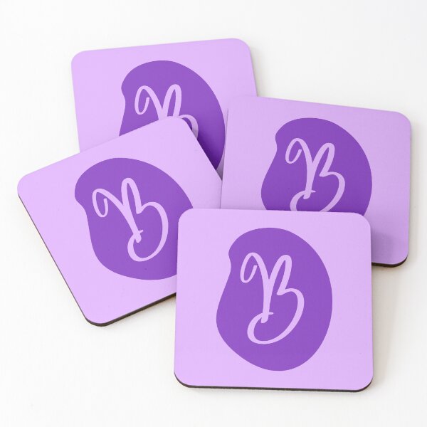 Item preview,  B letter in a purple bubble designed and sold by Cloofur.