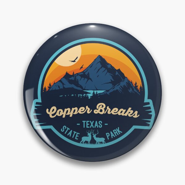 Item preview, Copper Breaks State Park Texas Vacation TX Souvenir Badge designed and sold by mountainfad.