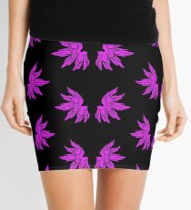 Pink Fairy Wings T-Shirt Womens Top Mini Skirt