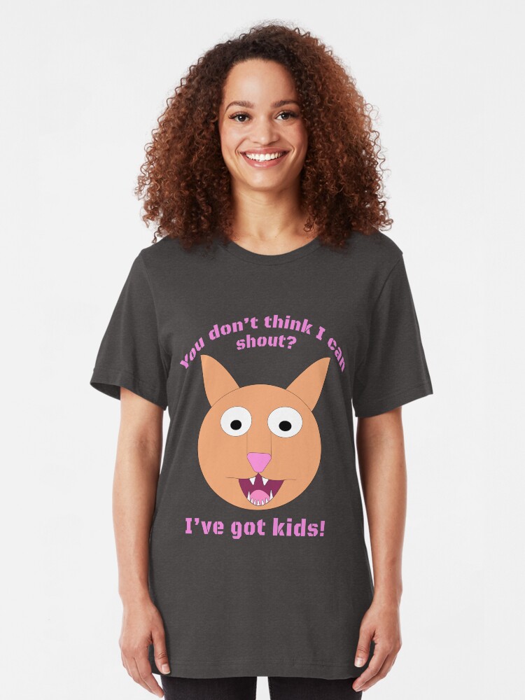 Alternate view of Carrie and the Shout (BUB) Slim Fit T-Shirt