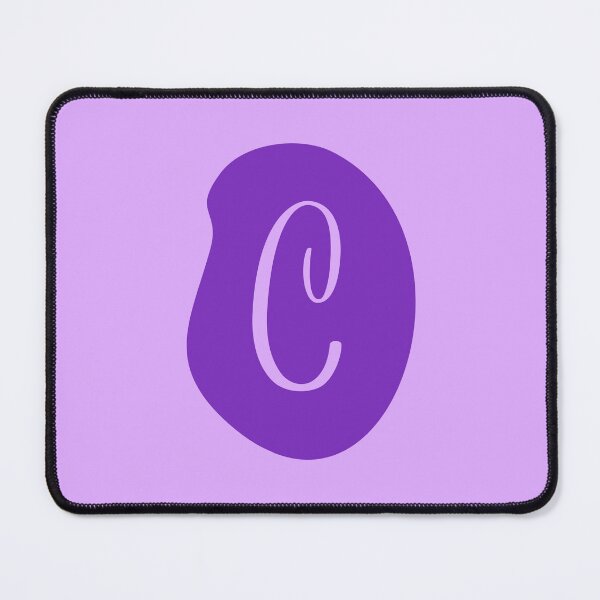 Item preview, C letter in a purple bubble designed and sold by Cloofur.
