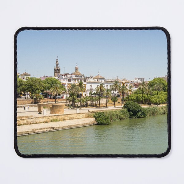 Item preview, Midday Sun Shine on the Guadalquivir River Waterfront - Quintessential Seville Andalusia Spain designed and sold by Georgia Mizuleva.