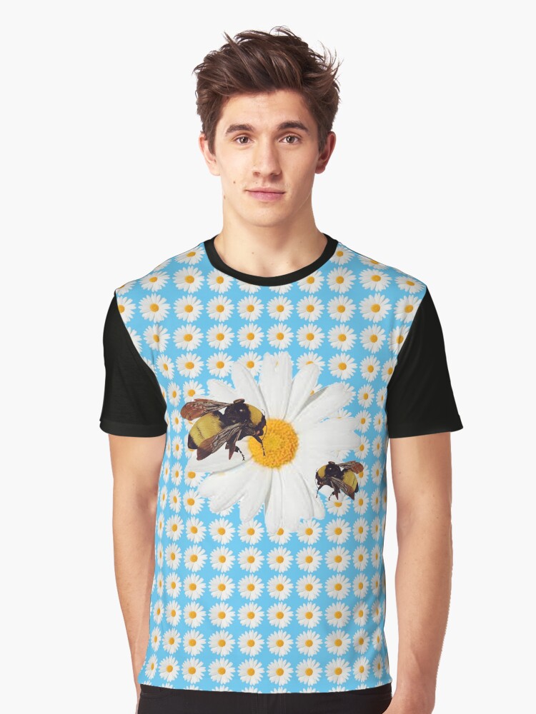 Bee Flower Boy T-Shirt Men Women
