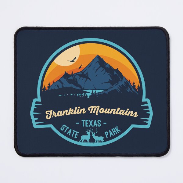 Item preview, Franklin Mountains State Park Texas Vacation TX Souvenir Badge designed and sold by mountainfad.