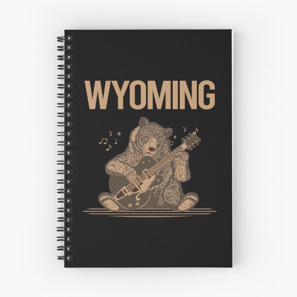Item preview, Bear With Guitar Wyoming designed and sold by BloodMoneyTwit.