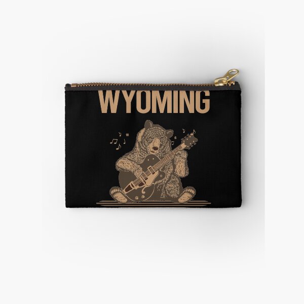 Item preview, Bear With Guitar Wyoming designed and sold by BloodMoneyTwit.