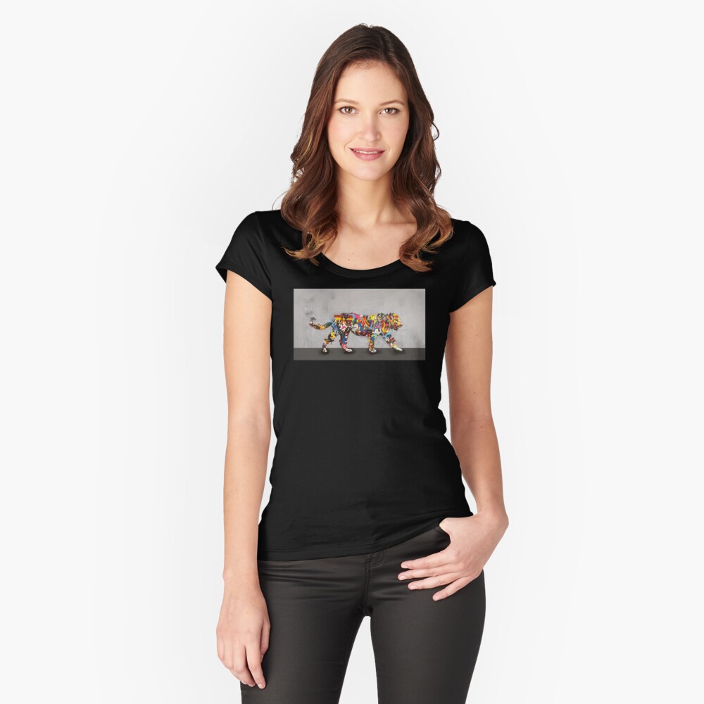 Item preview, Fitted Scoop T-Shirt designed and sold by Teecha.