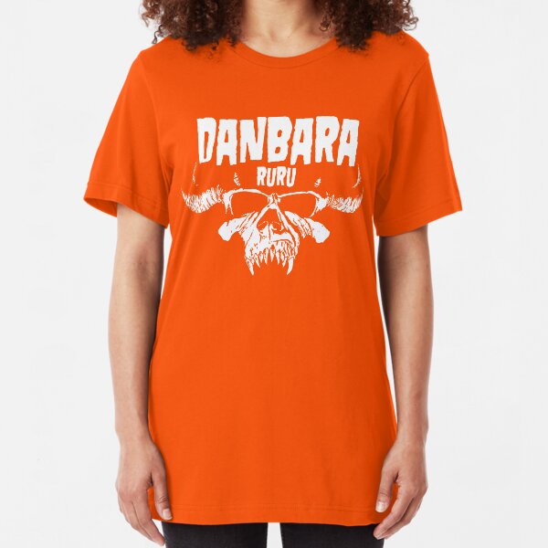 Danbara Ruru - Danzig - White Ink Slim Fit T-Shirt