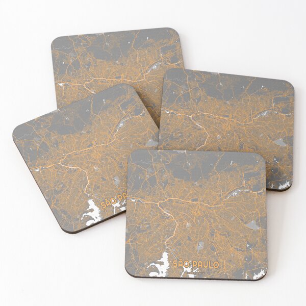 Item preview, Sao Paulo City Map of Brazil - Bauhaus designed and sold by deMAP.