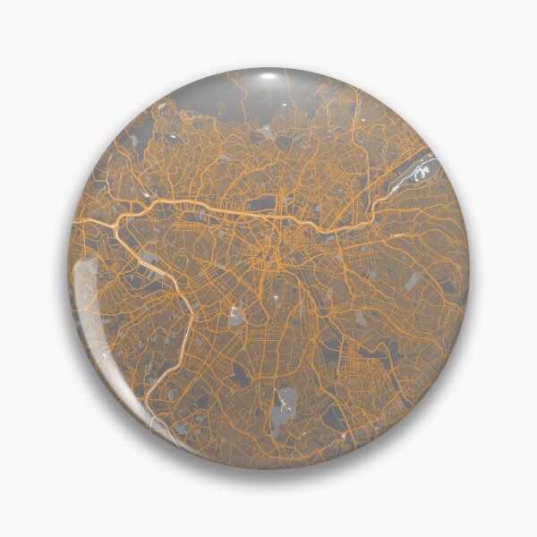 Item preview, Sao Paulo City Map of Brazil - Bauhaus designed and sold by deMAP.