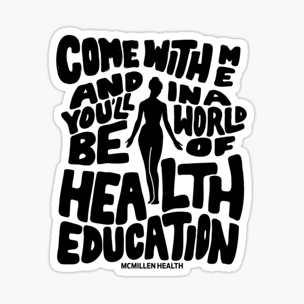 World of Health Education Sticker