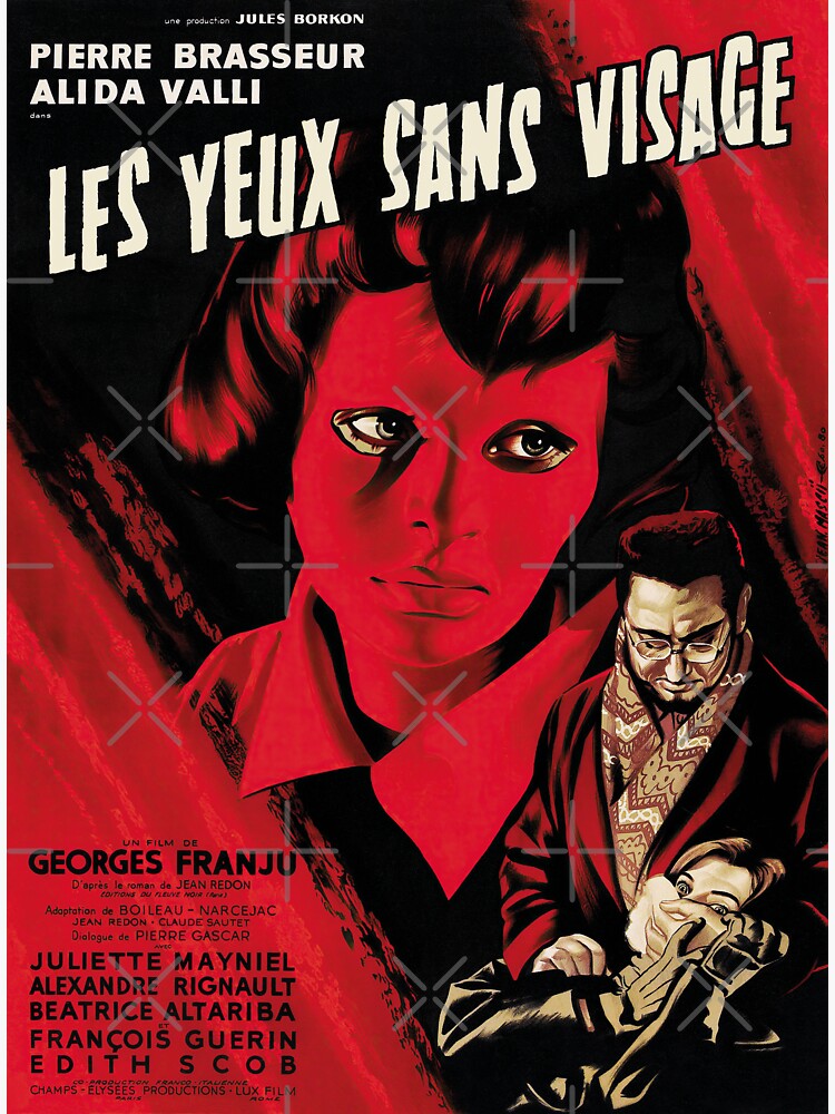 "EYES WITHOUT A FACE" Sticker for Sale by Revulsion Redbubble