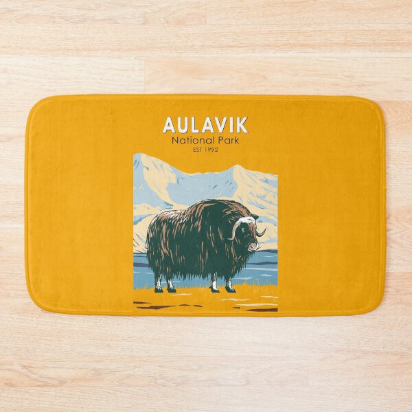 Item preview, Aulavik National Park Canada Muskox Vintage designed and sold by KrisSidDesigns.