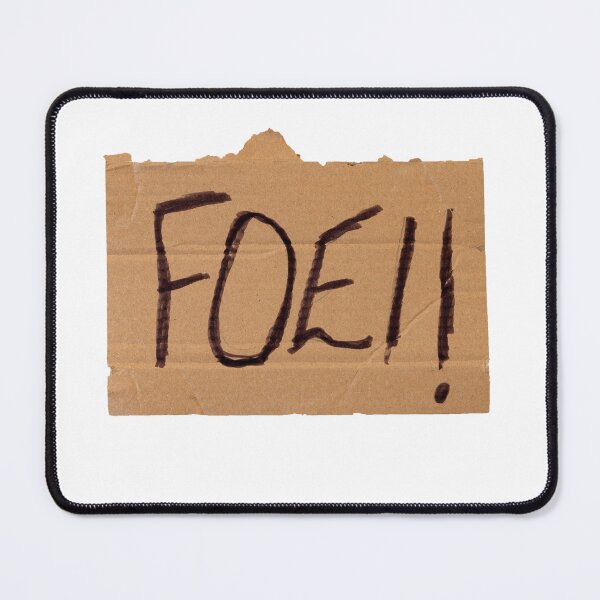 Item preview, Stukje carton met de tekst “Foei!” designed and sold by funkyworm.