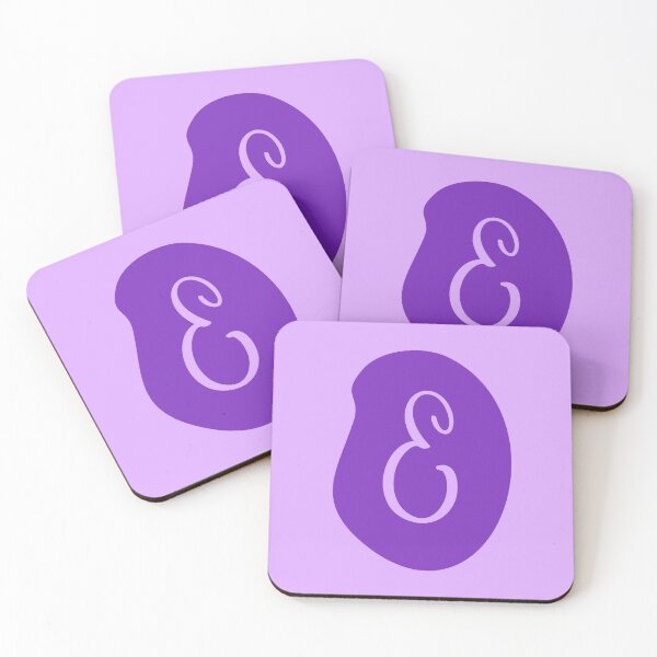 Item preview, E letter in a purple bubble designed and sold by Cloofur.
