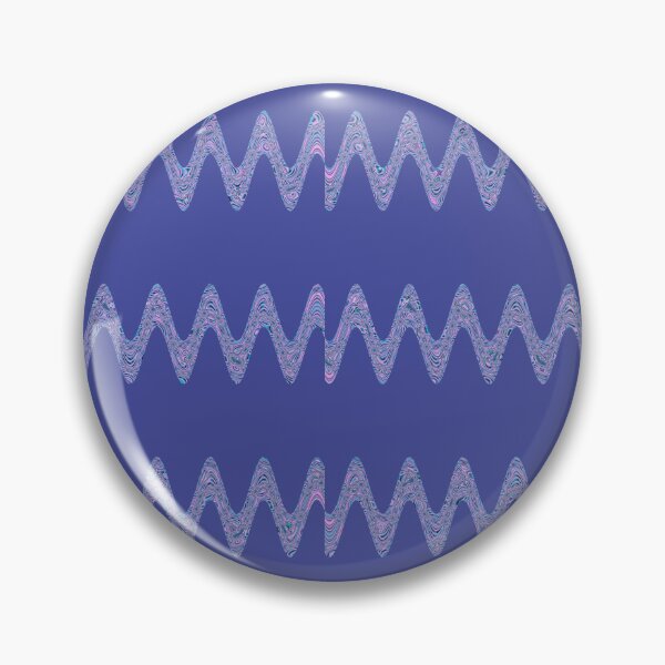 Item preview, Abstract Wavy Lines Pattern Boho Vibes on a Dark Blue Background designed and sold by Beachy.