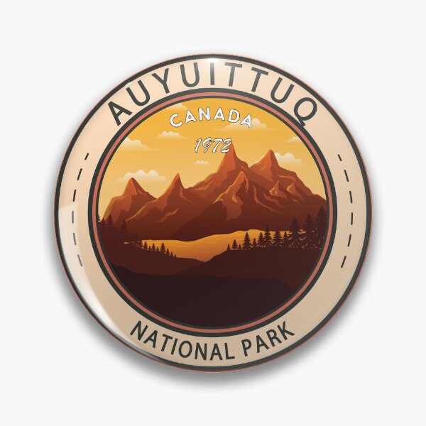 Item preview, Auyuittuq National Park Canada Badge designed and sold by KrisSidDesigns.