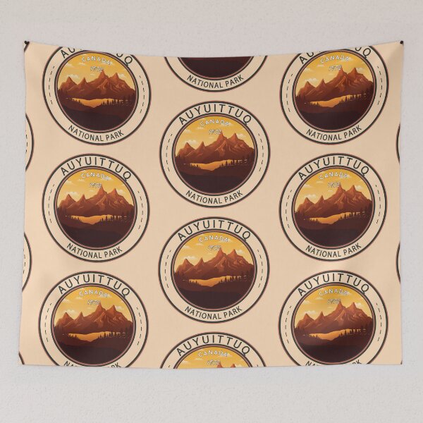 Item preview, Auyuittuq National Park Canada Badge designed and sold by KrisSidDesigns.