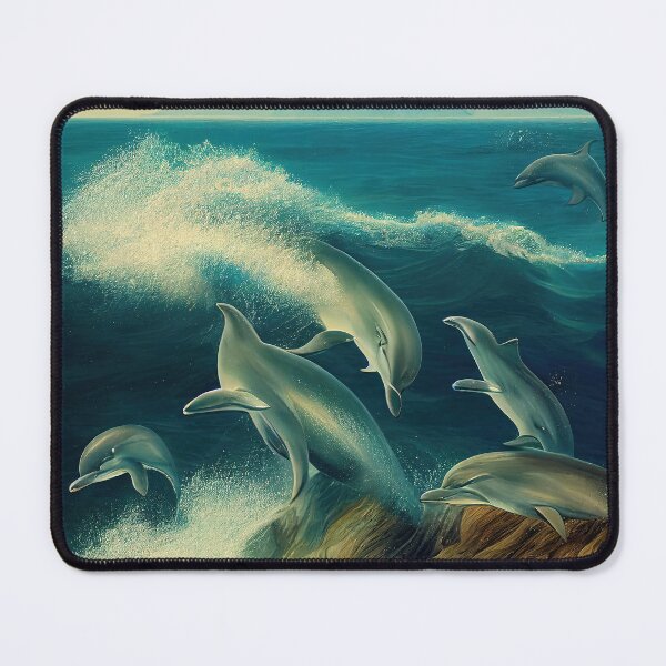 Item preview, Dolphin friendship and affection #1 designed and sold by artbycomputer.