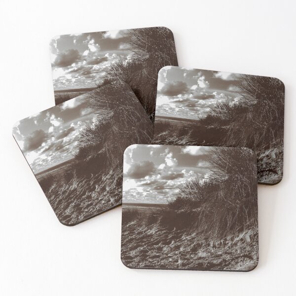 Item preview, dune with sawgrass at Koksijde in sepia designed and sold by FotoMahieu.