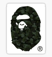 Bape Logo Head Sticker