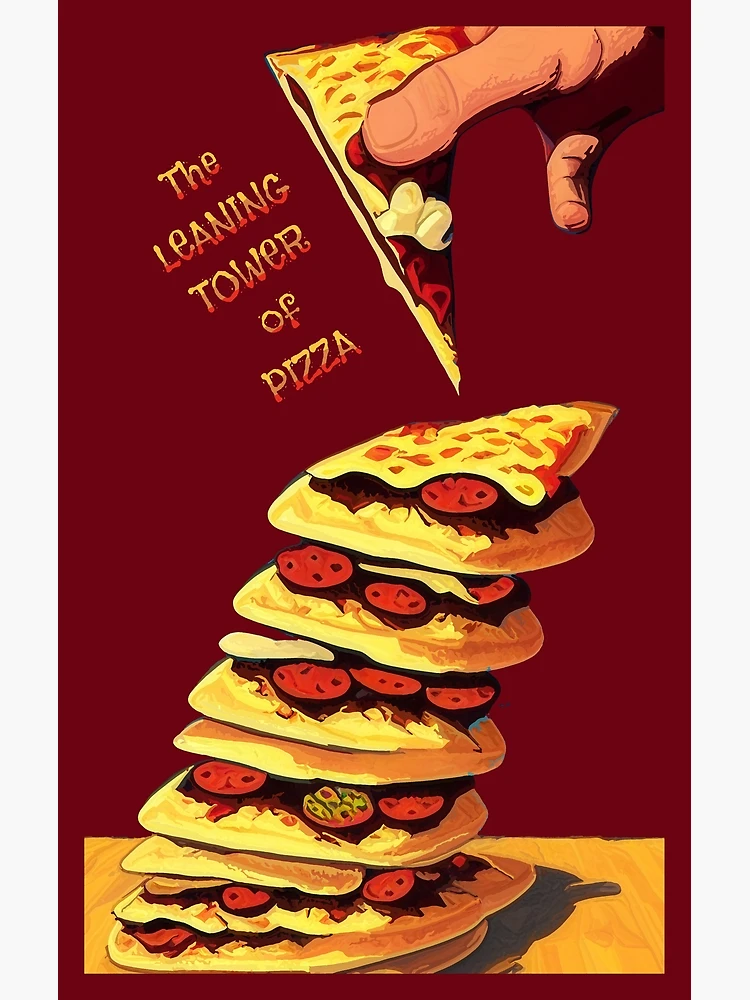 The Leaning Tower of Pizza by XanderDWulfe -- Fur Affinity [dot] net