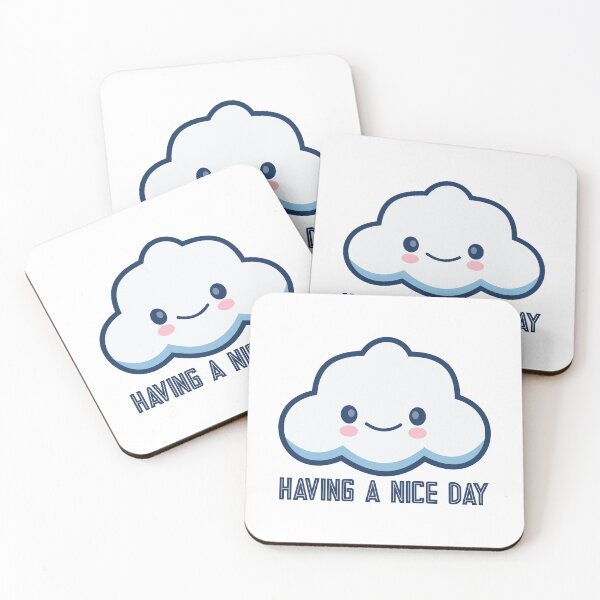 Item preview, cute cloud designed and sold by thebadrandoms.