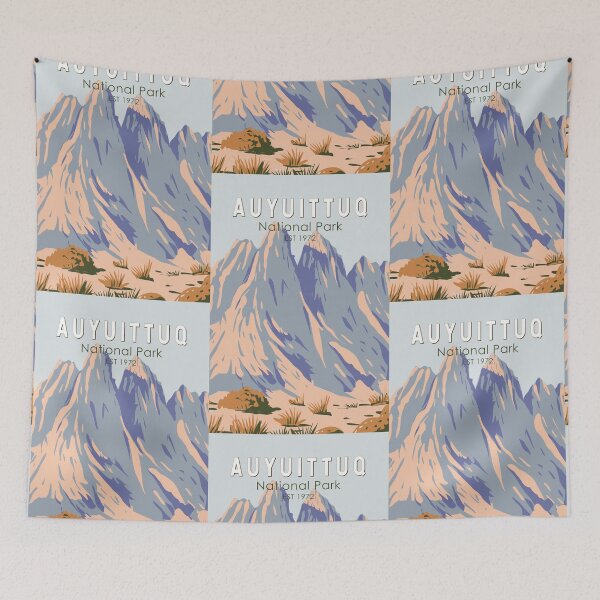 Item preview, Auyuittuq National Park Canada Vintage designed and sold by KrisSidDesigns.