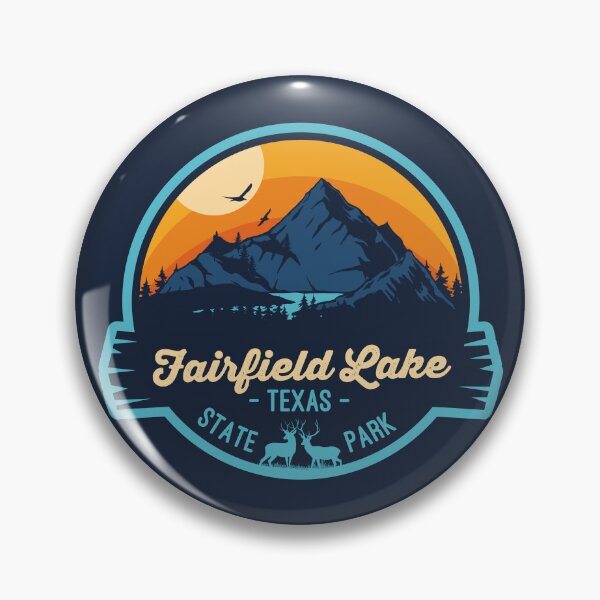 Item preview, Fairfield Lake State Park Texas Vacation TX Souvenir Badge designed and sold by mountainfad.