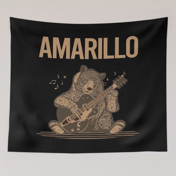 Artikelvorschau, Bär mit Gitarre Amarillo entworfen und verkauft von BloodMoneyTwit.