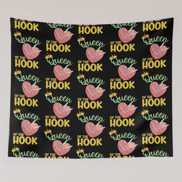 Item preview, Queen of the hook designed and sold by EvergreenWhimsy.