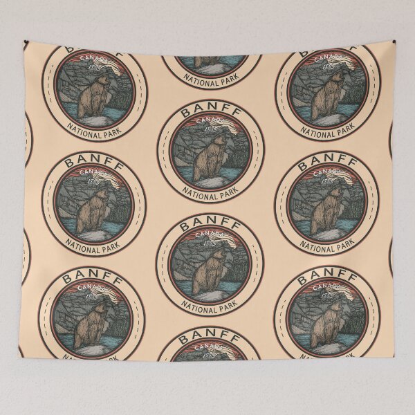 Item preview, Banff National Park Canada Badge designed and sold by KrisSidDesigns.
