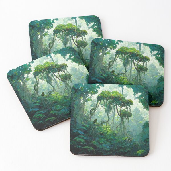 Item preview, green forest designed and sold by shokA Design.