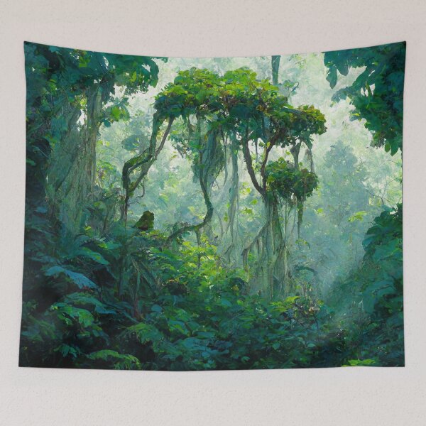 Item preview, green forest designed and sold by shokA Design.