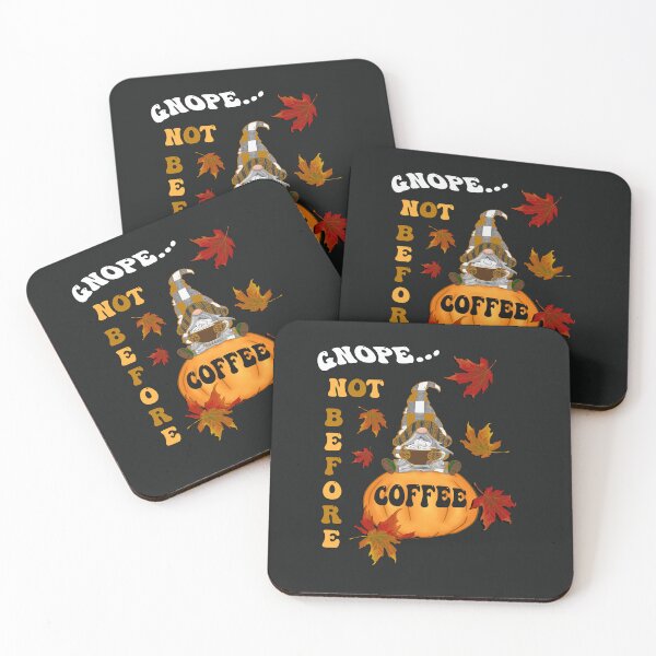 Item preview, Gnome Coffee Lover Autumn Season designed and sold by tamdevo1.