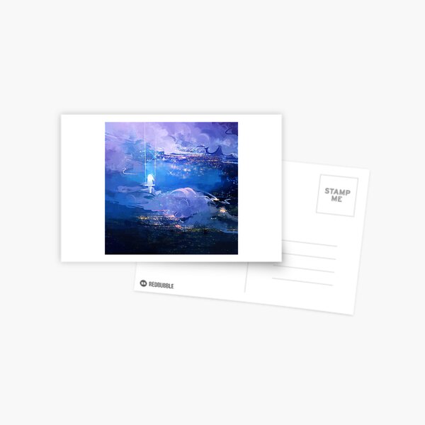 above the clouds Postcard