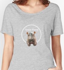 Hippos Funny Hippopotamus Fiona Baby Women's Relaxed Fit T-Shirt