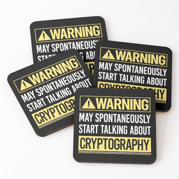 Item preview, Warning About Cryptography designed and sold by WrightTrouble.