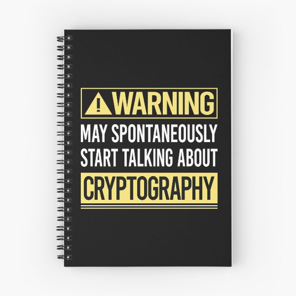 Item preview, Warning About Cryptography designed and sold by WrightTrouble.
