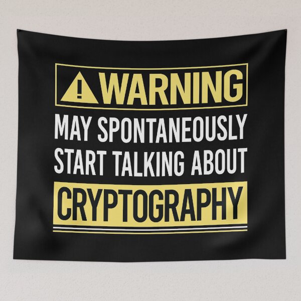 Item preview, Warning About Cryptography designed and sold by WrightTrouble.