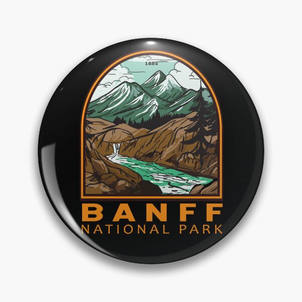 Item preview, Banff National Park Canada Emblem designed and sold by KrisSidDesigns.