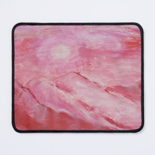 Item preview, Otherworldly red mountain landscape design designed and sold by WorldOfWendyArt.