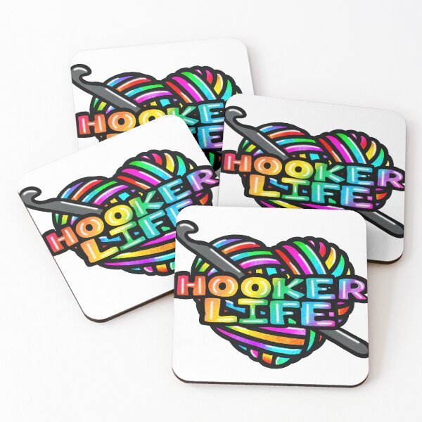 Item preview, Hooker Life white designed and sold by AuDHDesigns AUS .