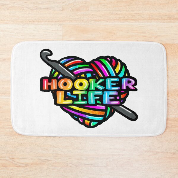 Item preview, Hooker Life white designed and sold by AuDHDesigns AUS .
